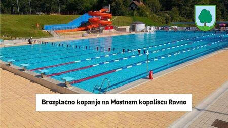 Letni bazen Ravne brezplačno v vročinskem valu za občane