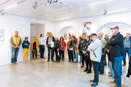 Odprtje likovne razstave del Kulturnega društva koroških likovnikov