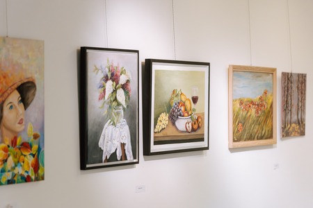 Odprtje likovne razstave del Kulturnega društva koroških likovnikov