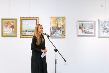 Odprtje likovne razstave del Kulturnega društva koroških likovnikov