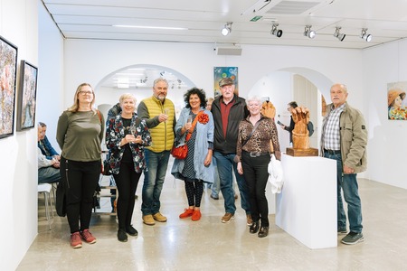 Odprtje likovne razstave del Kulturnega društva koroških likovnikov