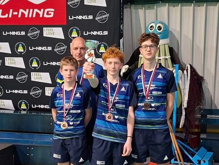 Fantje odlični v namiznem tenisu